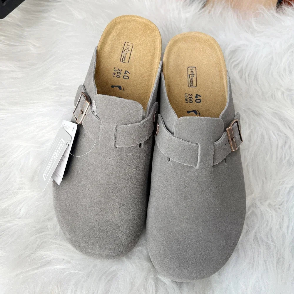New High Quality Leather For Women And Men, Summer Fashion Combinable Boston Sandals, Shoes, Sandals