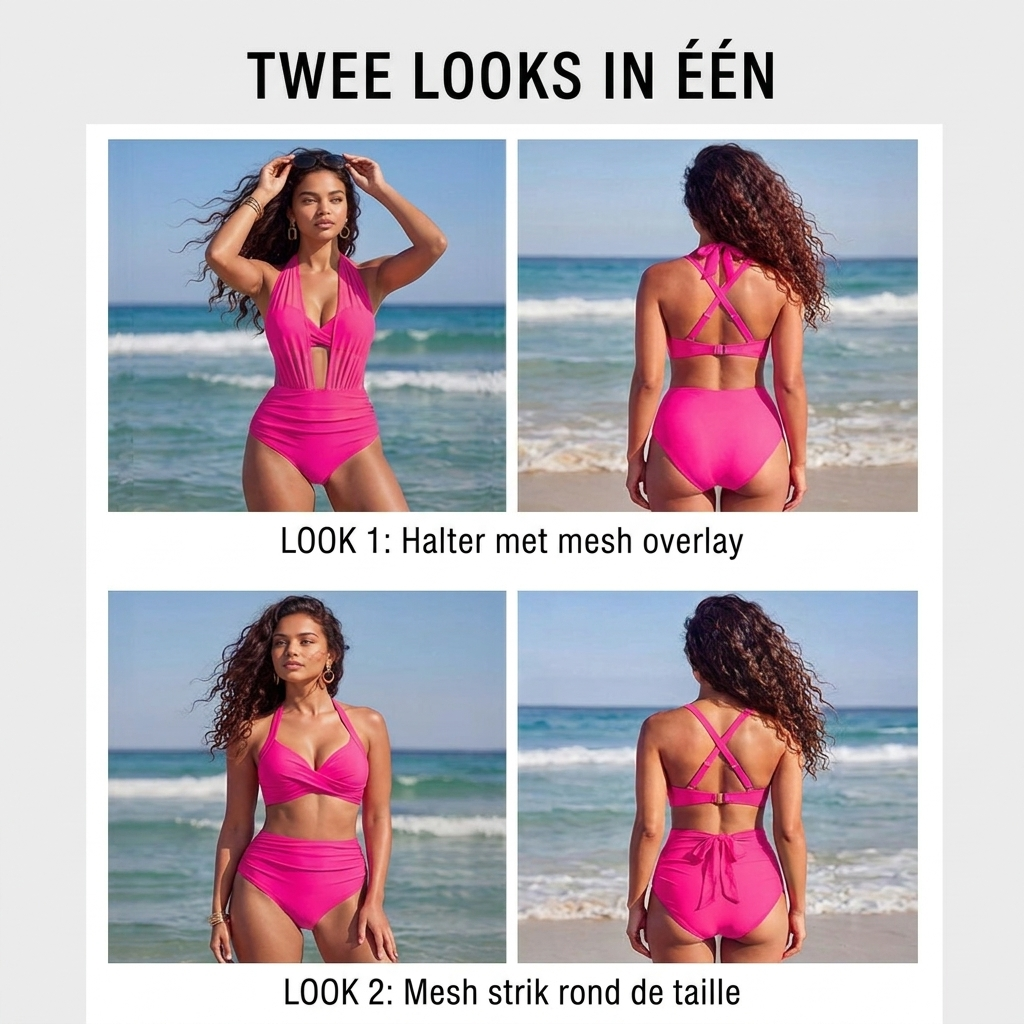The Amalfi™ Convertible Swimdress - One Swimsuit. Two Elegant Looks.