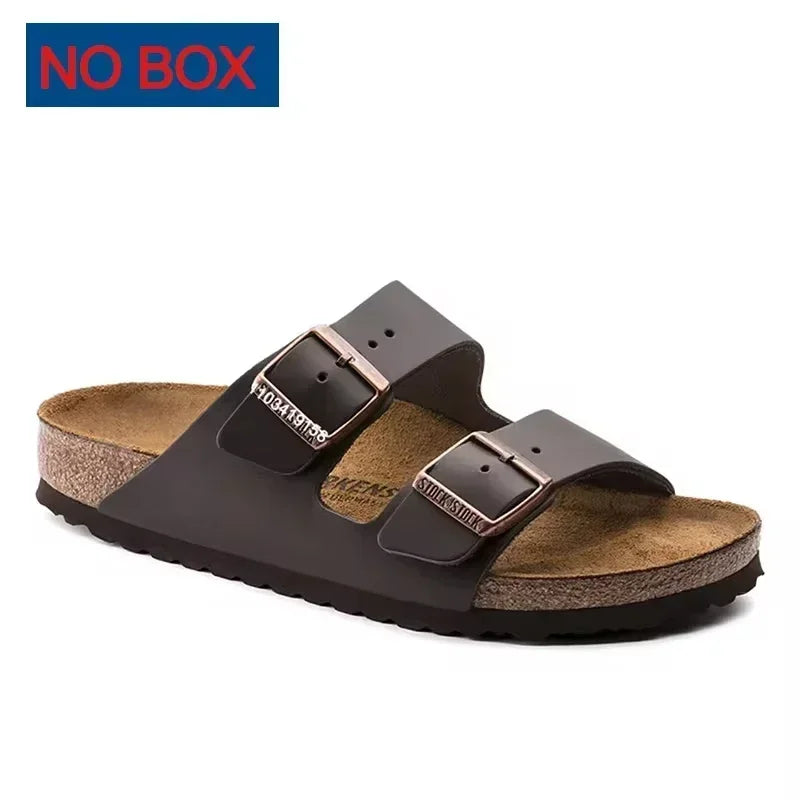 New High Quality Leather For Women And Men, Summer Fashion Combinable Boston Sandals, Shoes, Sandals
