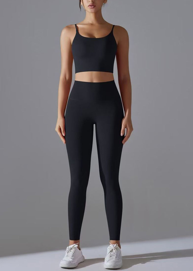 Women High Waist Sports Bra And Leggings Set