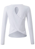 White Yoga Smock Top