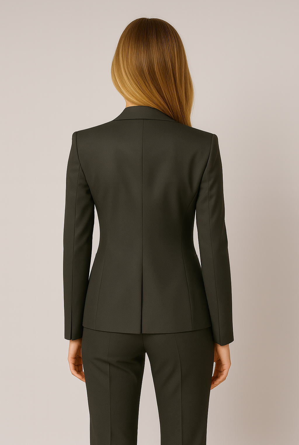 Three-Piece Slim Fit Suit – Tailored Blazer, Vest, and Trousers