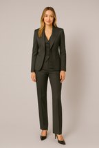 Three-Piece Slim Fit Suit – Tailored Blazer, Vest, and Trousers