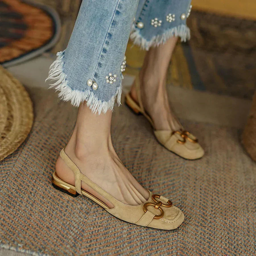 Suede Orthopedic Sandals