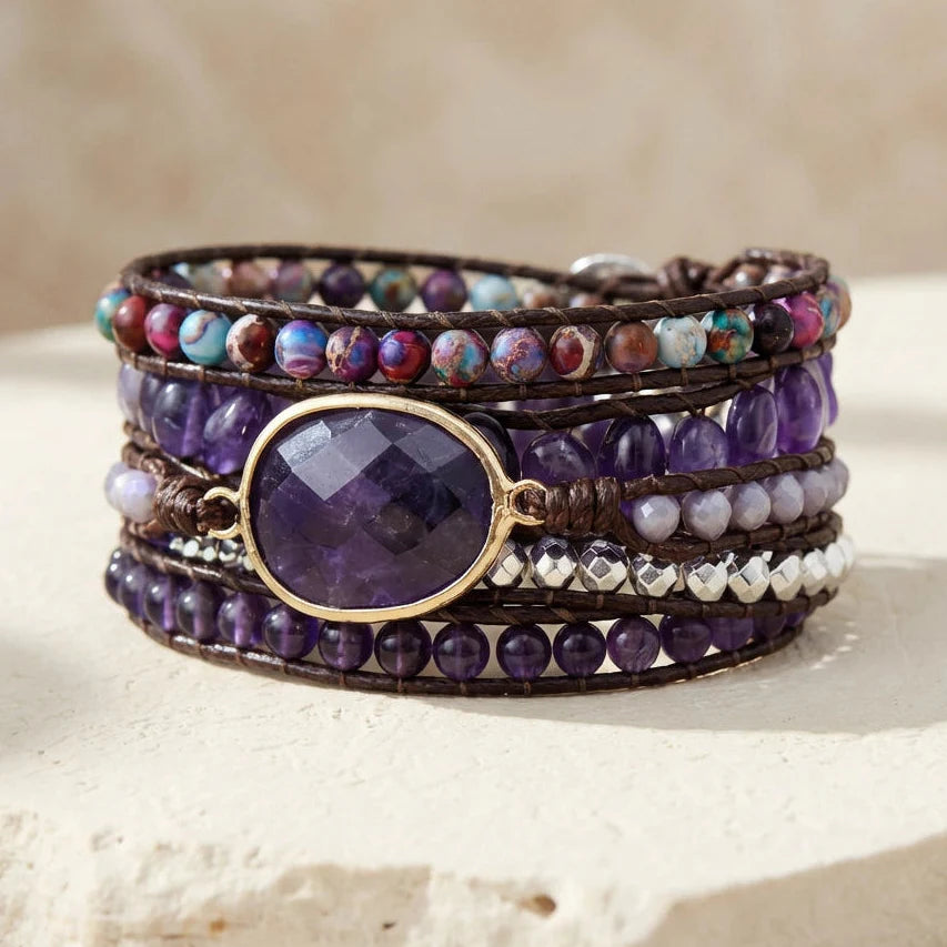 Midnight Amethyst Bracelet
