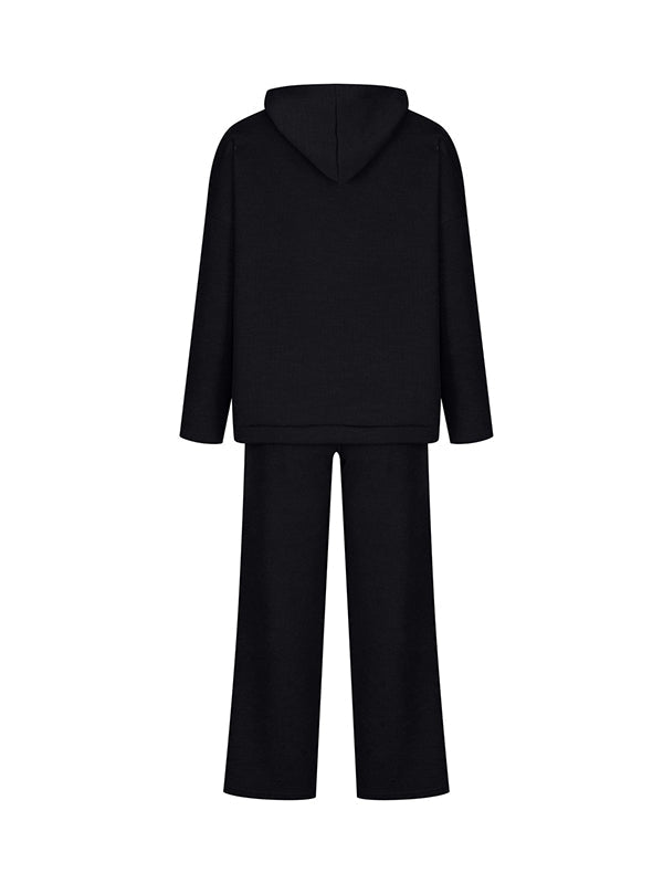 Hooded Sweater + Drawstring Pants