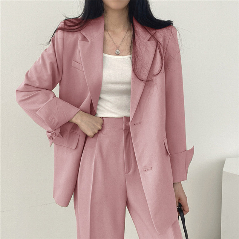 Tailored Blazer & Wide Leg Trouser Set