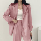 Tailored Blazer & Wide Leg Trouser Set