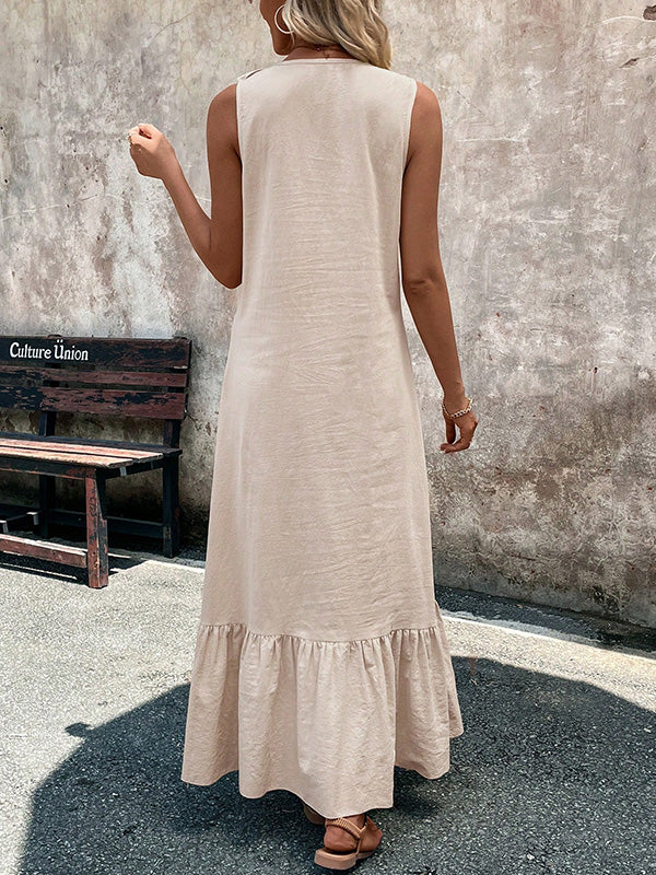V-Neck Maxi Dresses