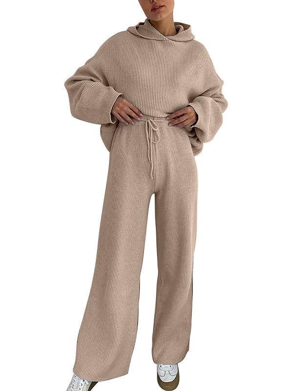 Hooded Sweater + Drawstring Pants