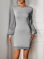 Bodycon Long Sleeves  Mini Dresses