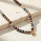 Stress Relieving Jasper Mala