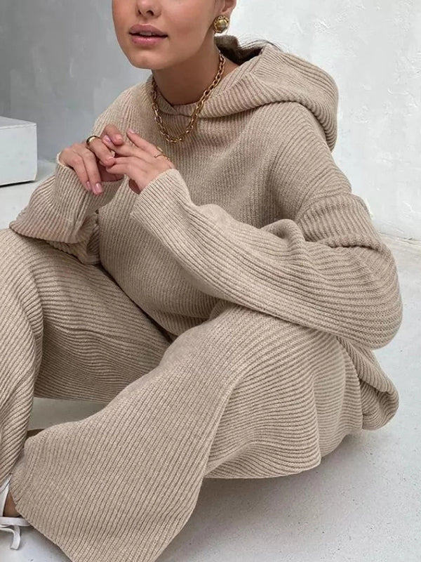 Hooded Sweater + Drawstring Pants