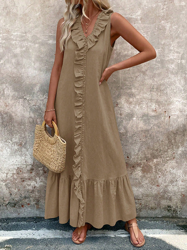 V-Neck Maxi Dresses
