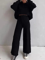 Hooded Sweater + Drawstring Pants