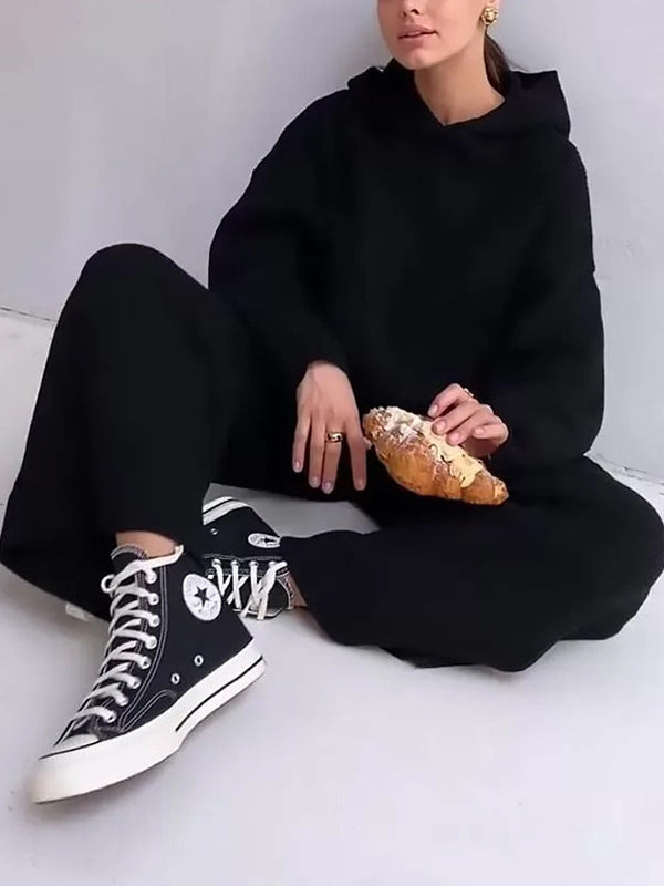 Hooded Sweater + Drawstring Pants