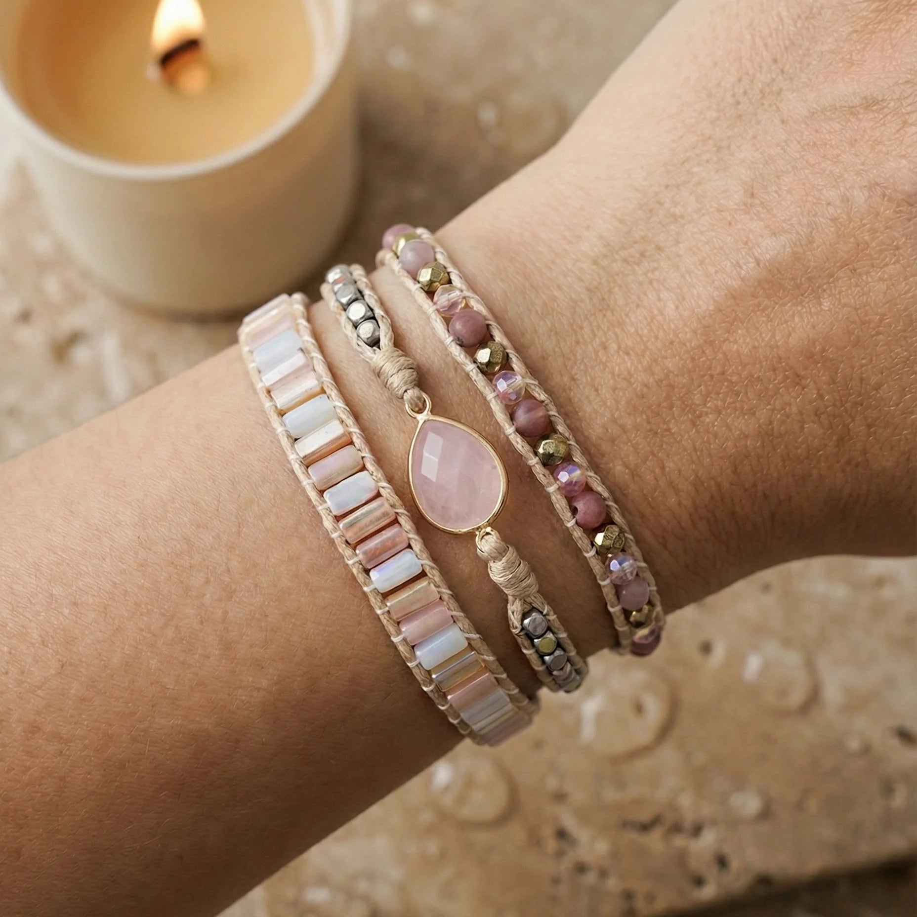 Inner Love Rose Quartz Bracelet