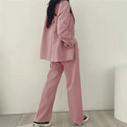 Tailored Blazer & Wide Leg Trouser Set