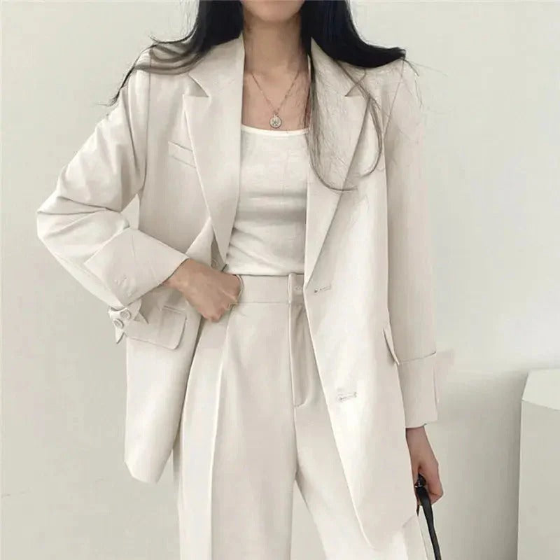 Tailored Set -Blazer & Wide Leg Trouser