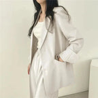 Tailored Blazer & Wide Leg Trouser Set