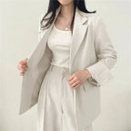 Tailored Blazer & Wide Leg Trouser Set