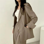 Tailored Blazer & Wide Leg Trouser Set