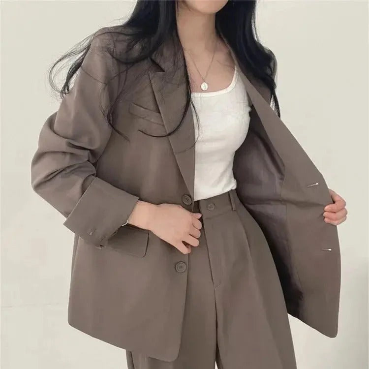 Tailored Set -Blazer & Wide Leg Trouser
