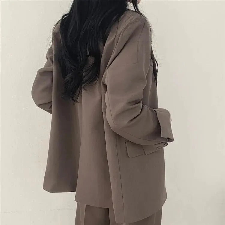 Tailored Blazer & Wide Leg Trouser Set