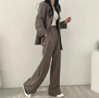 Tailored Blazer & Wide Leg Trouser Set