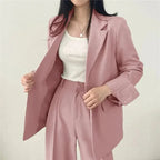 Tailored Blazer & Wide Leg Trouser Set