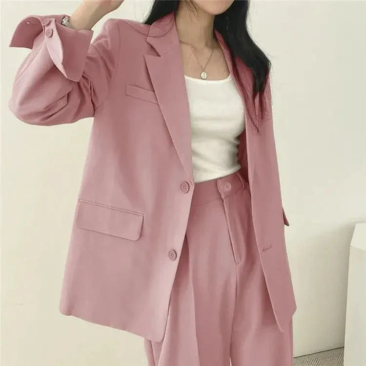 Tailored Set -Blazer & Wide Leg Trouser