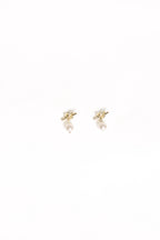Earrings - Gold/Pearl