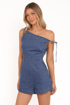 Dark Denim - Romper Set