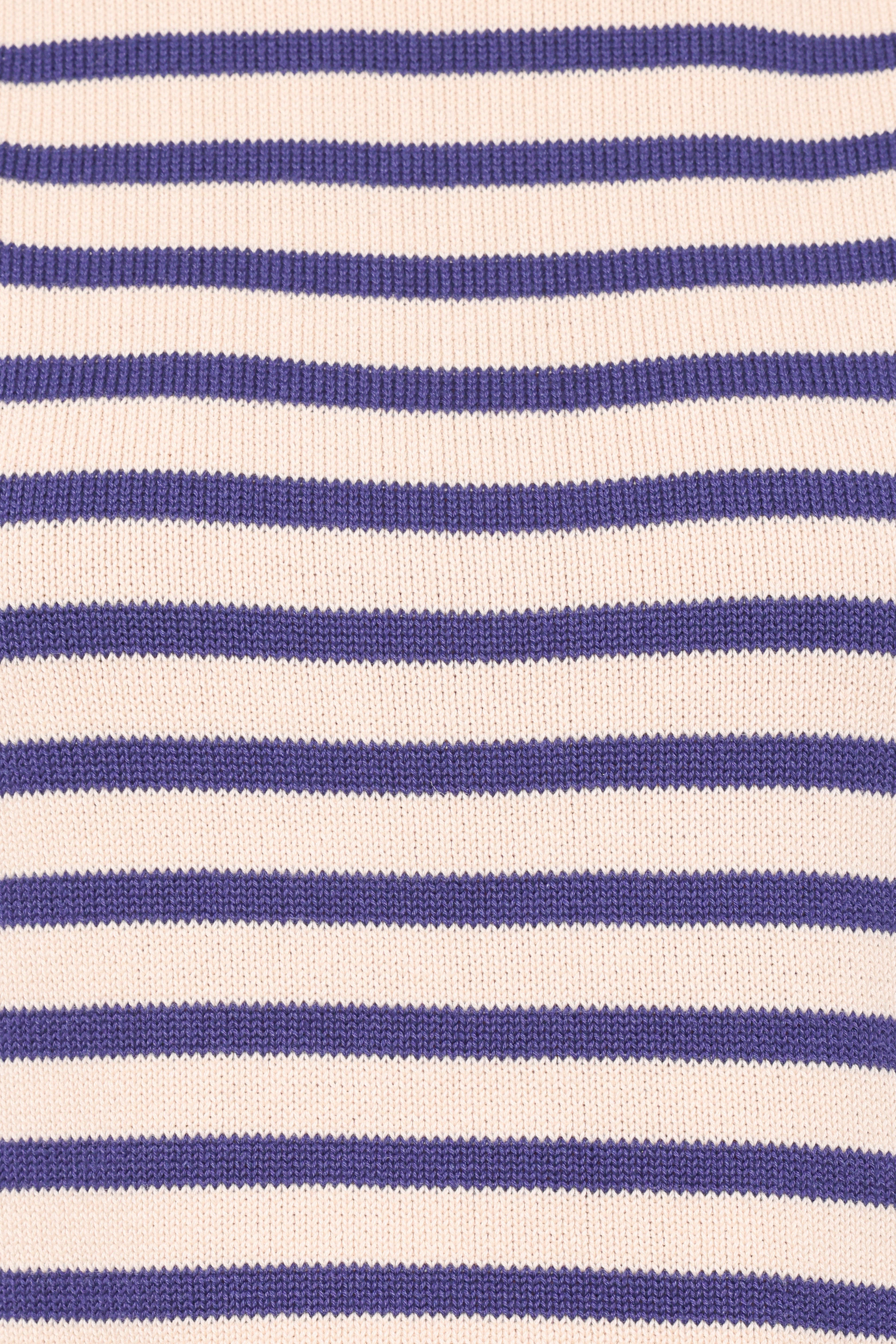 Cream/Navy Stripe Set