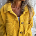 Iris™ | Short wool jacket with lapels